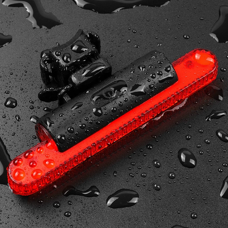 Новый велосипед с проточной водой, креативная задняя фара, USB зарядка, длительная батарея, портативная фара с высоким уровнем яркости COB