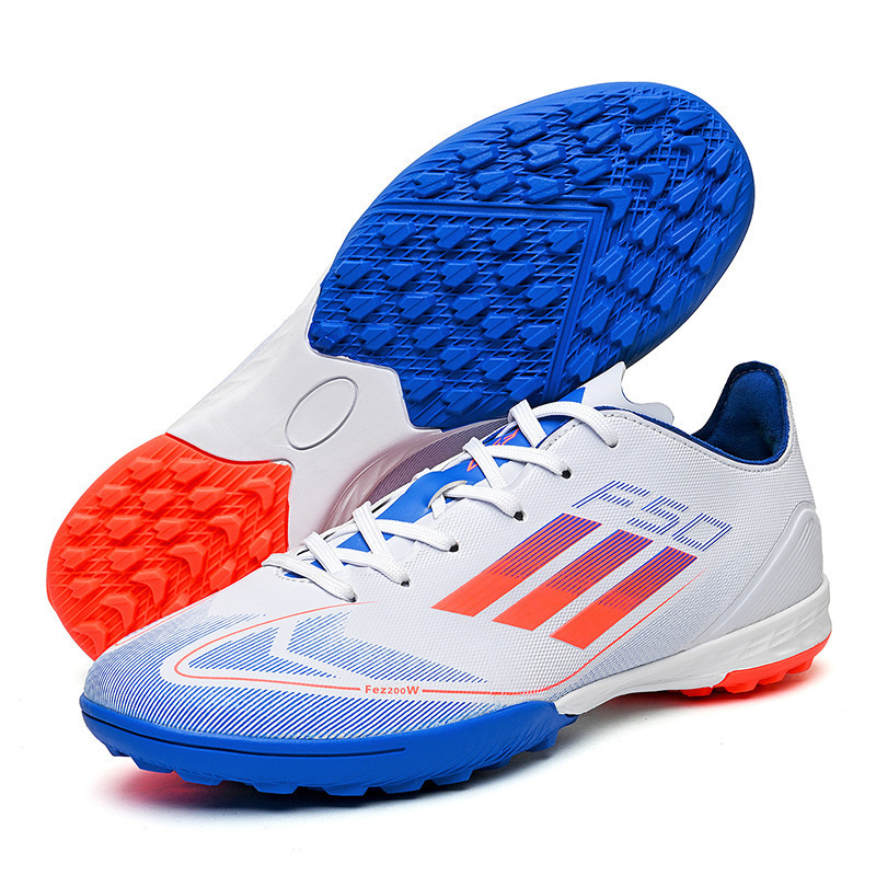 Zapatos de Fútbol de Caña Baja para Entrenamiento, Caucho y PVC, Antideslizante, para Césped Natural y Artificial