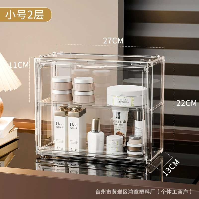 Wall-mounted Storage Box Shelf Rack Acrylic Clear from Yomiego