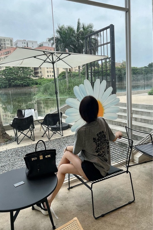 毒家版本高版本克罗家25新款CH后背宝剑印花圆领花灰短袖男女同款|undefined