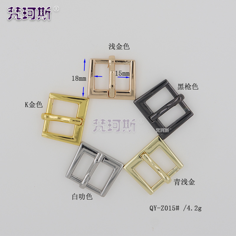 Spot ropa, equipaje, accesorios de hardware, hebilla de aguja trapezoidal, hebilla de cinturón de aleación de zinc, hebilla de aguja, hebilla de zapato de metal, hebilla de ajuste de correa de hombro image 9