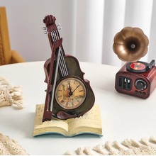美式复古留声机摆件老式小八音盒咖啡店书柜桌面音乐盒家居装饰品