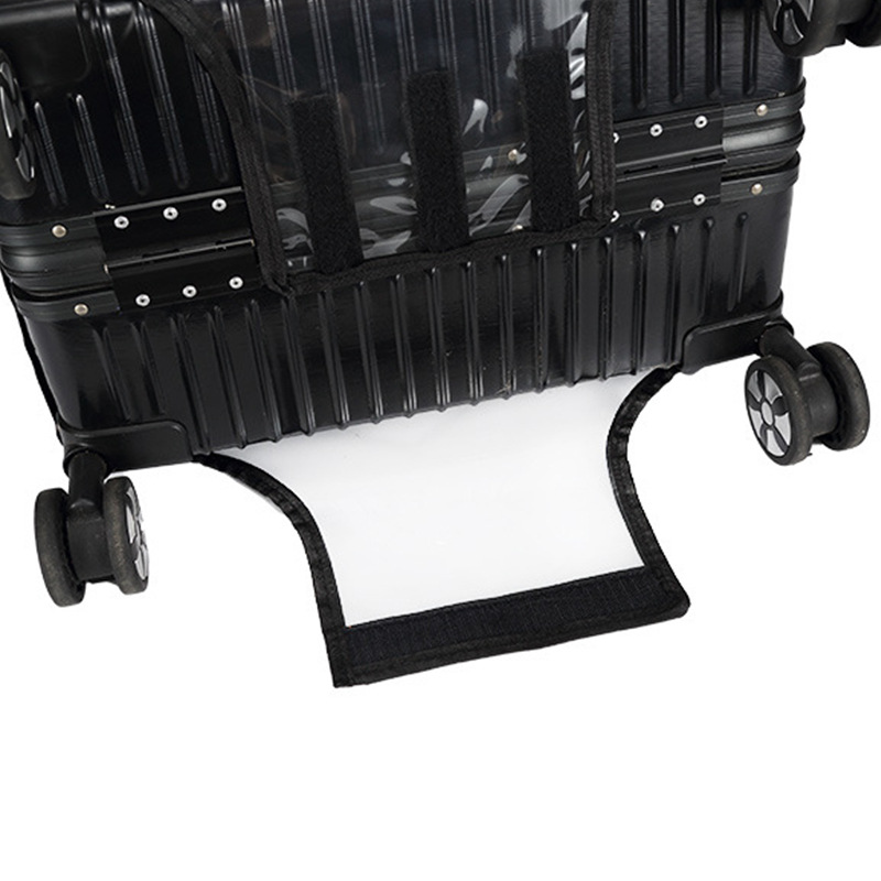 Cubierta de la caja de la carretilla cubierta protectora del equipaje caja de equipaje de PVC transparente horizontal a prueba de polvo Cubierta impermeable 16 pulgadas 18 pulgadas 20 pulgadas