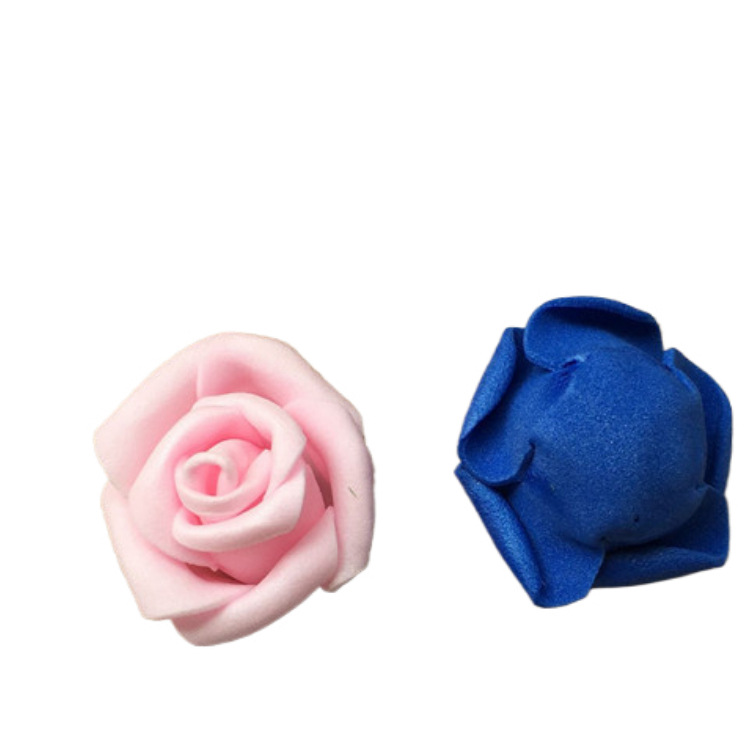 En stock simulación PE espuma Rosa cabeza mini 2. 6cm curling espuma Rosa flor falsa caja de dulces Accesorios
