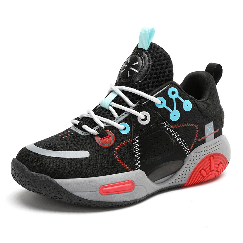 Children's basketball shoes boys summer mesh breathable new shock-absorbing single Kobe 24 medium and large children's sports shoes wholesale