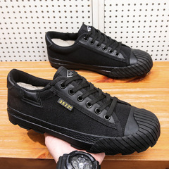 New Liberation Shoes Farm Labor Shoes Construction Site Work Canvas Shoes Men's Safety Shoes Factory Wholesale