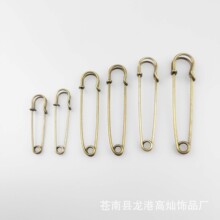 钢丝青铜色金属大别针大胸针大扣针DIY饰品围巾披肩安全针