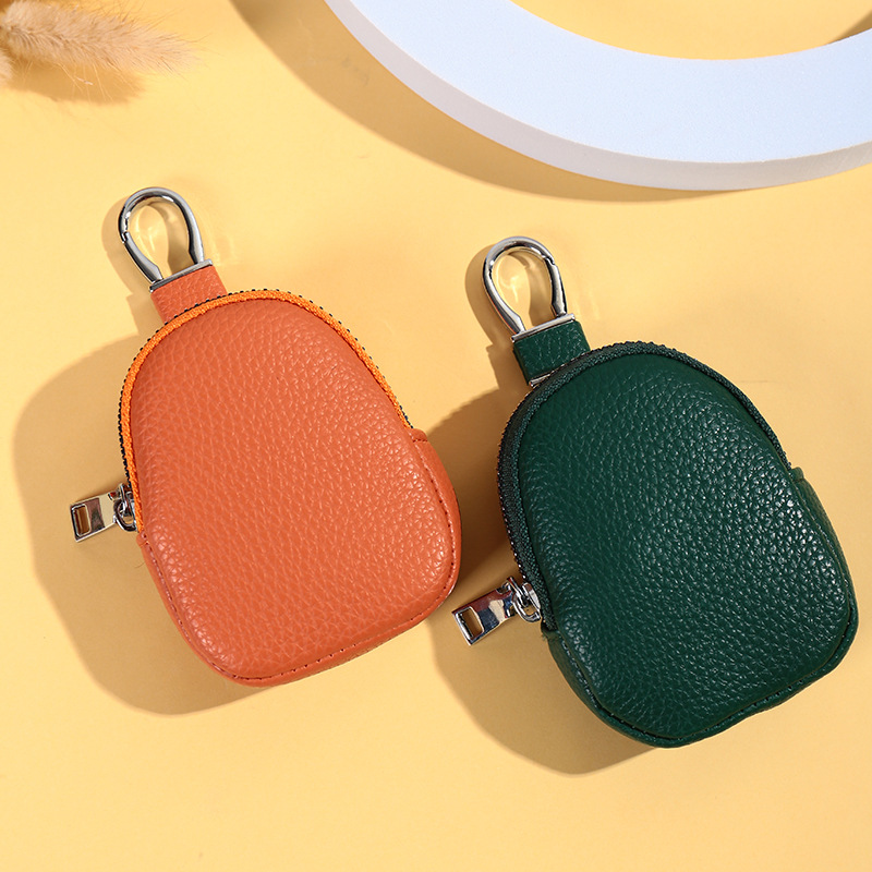 Nueva venta caliente de gran capacidad multifuncional bolso de cintura de llave de automóvil universal unisex estampado litchi universal