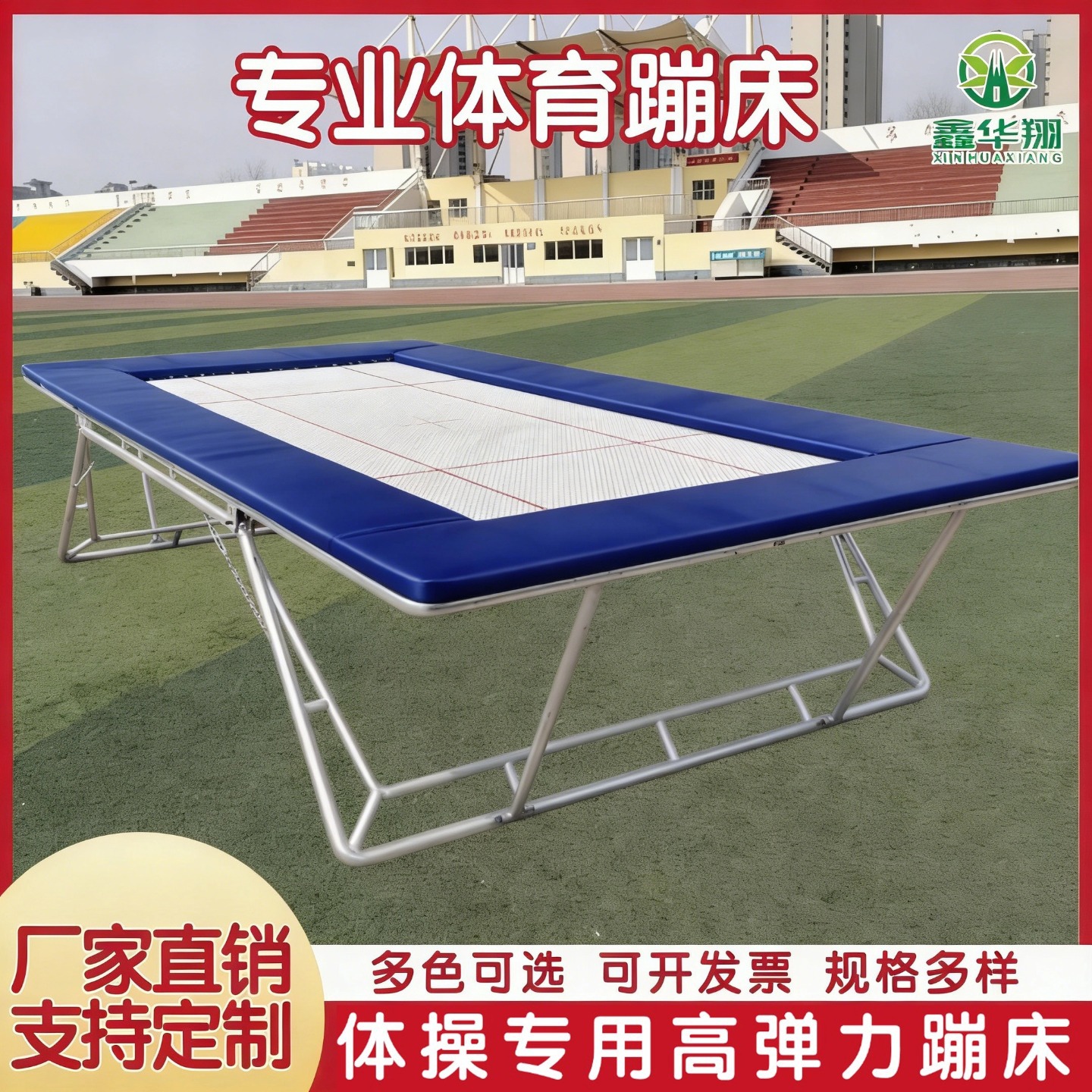 Gymnastics Training Trampoline Adult Somersault Acrobatics Performance Trampoline Stunt Sports Spring Parkour Net Dunk Trampoline