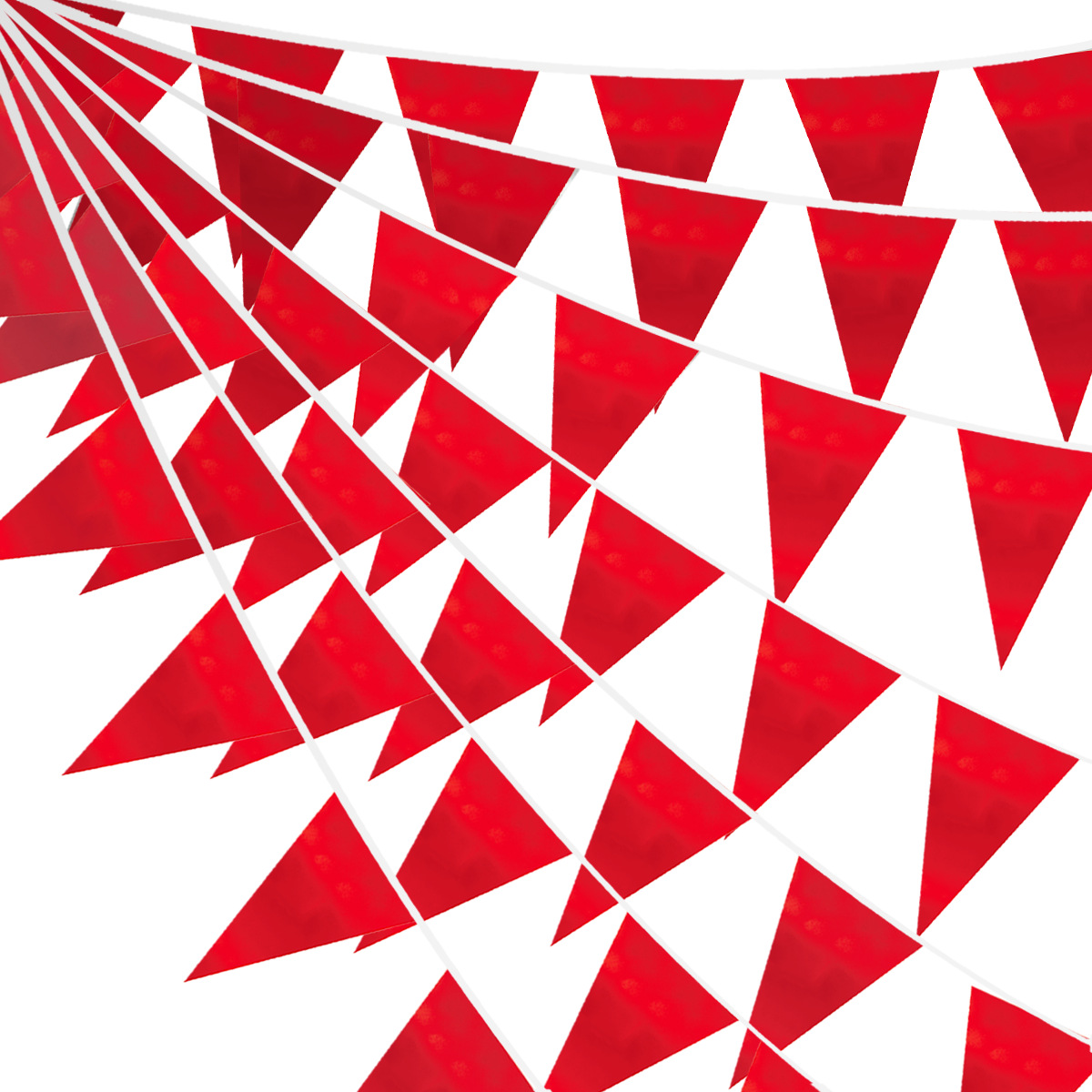 Espejo cosido banderín bandera colgante de 10 metros, decoración de fiesta de cumpleaños, ventana de la habitación, bandera colorida, bandera de cadena de flores