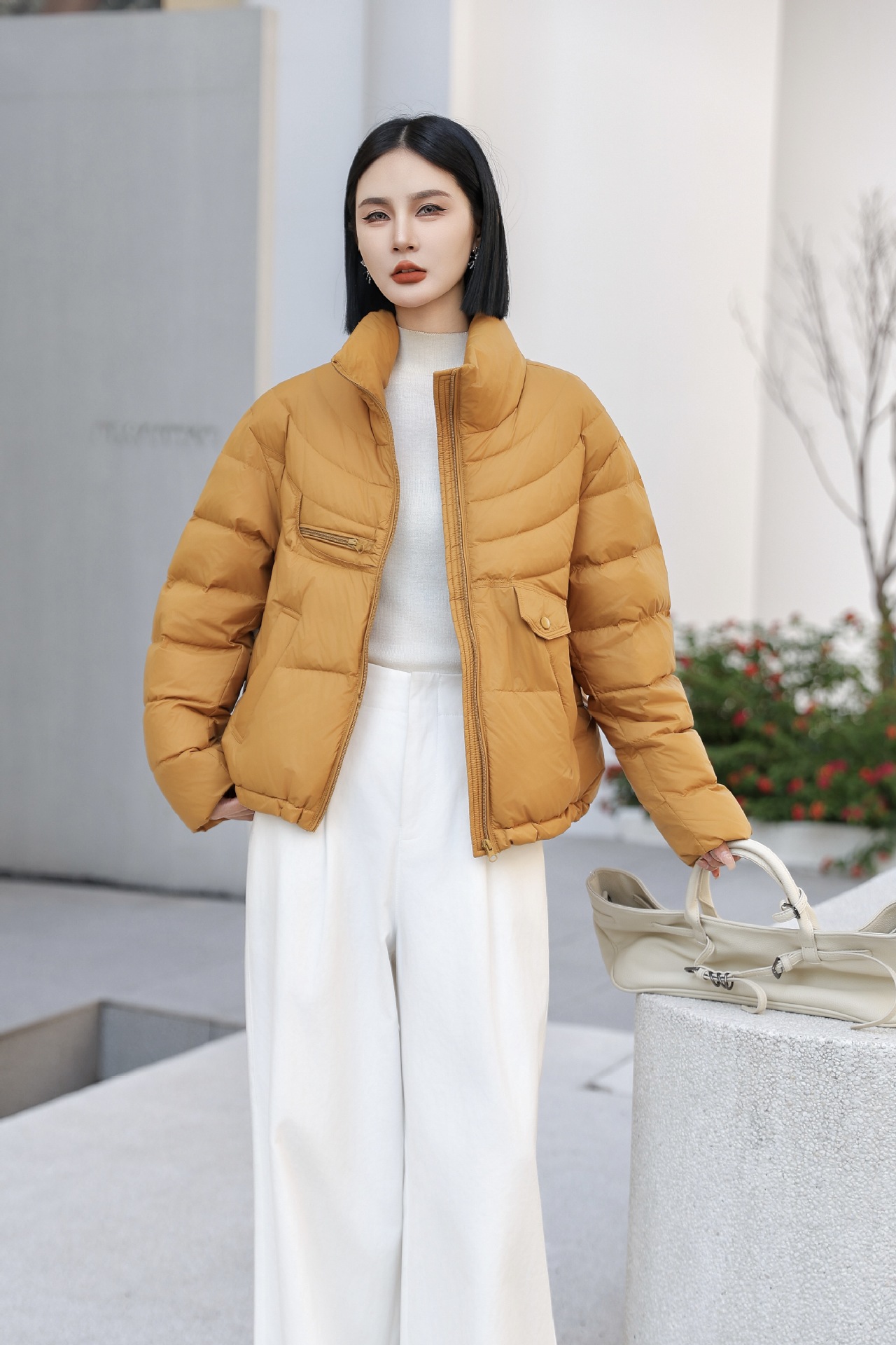 주황색
