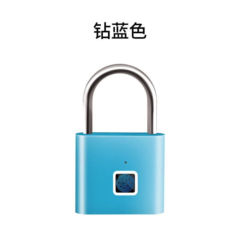 ZWGS-02 스퀘어 다이아몬드 블루 지문 자물쇠