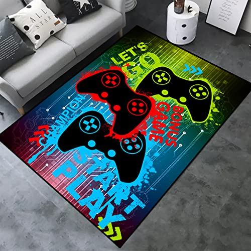 Transfronterizo de dibujos animados cyberpunk alfombra videojuego dormitorio alfombra sala de juego Sala creativa e-sports alfombra de piso