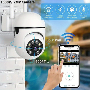 Wireless 360-degree camera photography mobile phone remote indoor day and night full color Amazon TEMU cross-border explosions