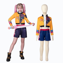 欧美新品女孩恶魔猎人KPOP流行歌手万圣节服装装扮舞台套装服装