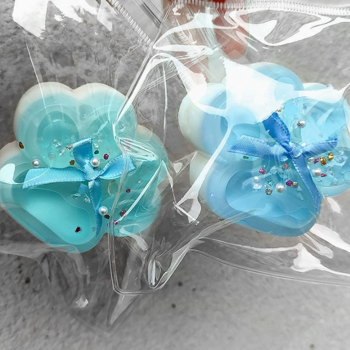 Pata de gato de sal marina Pellizca Le Xiaohongshu El mismo estilo Artezo de descompresión de barro Juguete de garra de gato Garra de gato de cristal Pellizca