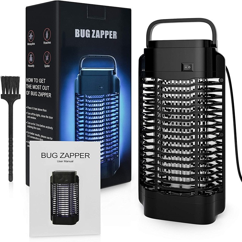 Cross-Border Supply Amazon Manufacturer Mosquito Killer Lamp Indoor Outdoor Courtyard 18W Electric Shock Mosquito Killer Waterproof