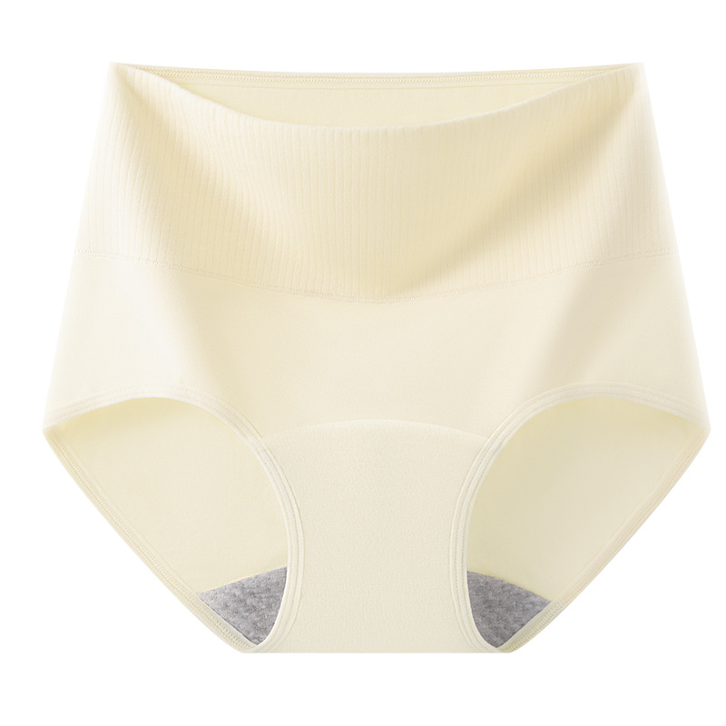 Mujeres con fugas de orina, fugas de orina de mediana edad y ancianos, absorción de agua, lavado, período de tía, pantalones a prueba de fugas, cintura alta, abdomen, ropa interior transpirable para mujer