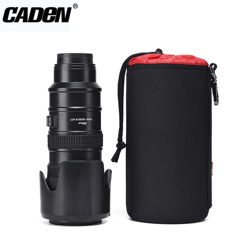 CADeN Carden SLR camera lens barrel thickened diving material lens bag protective lens cover lens bag