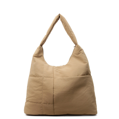 Women's Large Capacity Tote Bag, Commute-Friendly, Versatile Single Shoulder Bag, Student School Crossbody Bag, Soft and Plush Nylon Fabric Bag