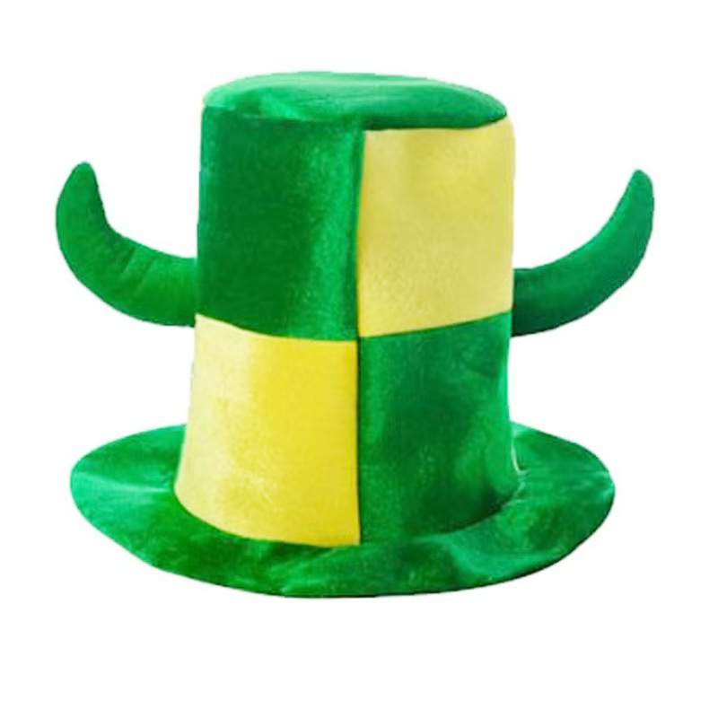 Sombrero de Animación con Bandera de Terciopelo Decorativo para Eventos Deportivos y Fiestas image 26