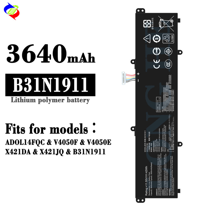For Asus Adol14Fqc V4050F/E X421Da/Jq Notebook Battery B31N1911 Wholesale For Asus Adol14Fqc V4050F/E X421Da/Jq Notebook Battery B31N1911 Wholesale