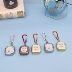 Baobang New Black Tape Measure Gift Tape for Daily Use Mountaineering Fastener 2M Mini Steel Tape Measure Small Tape