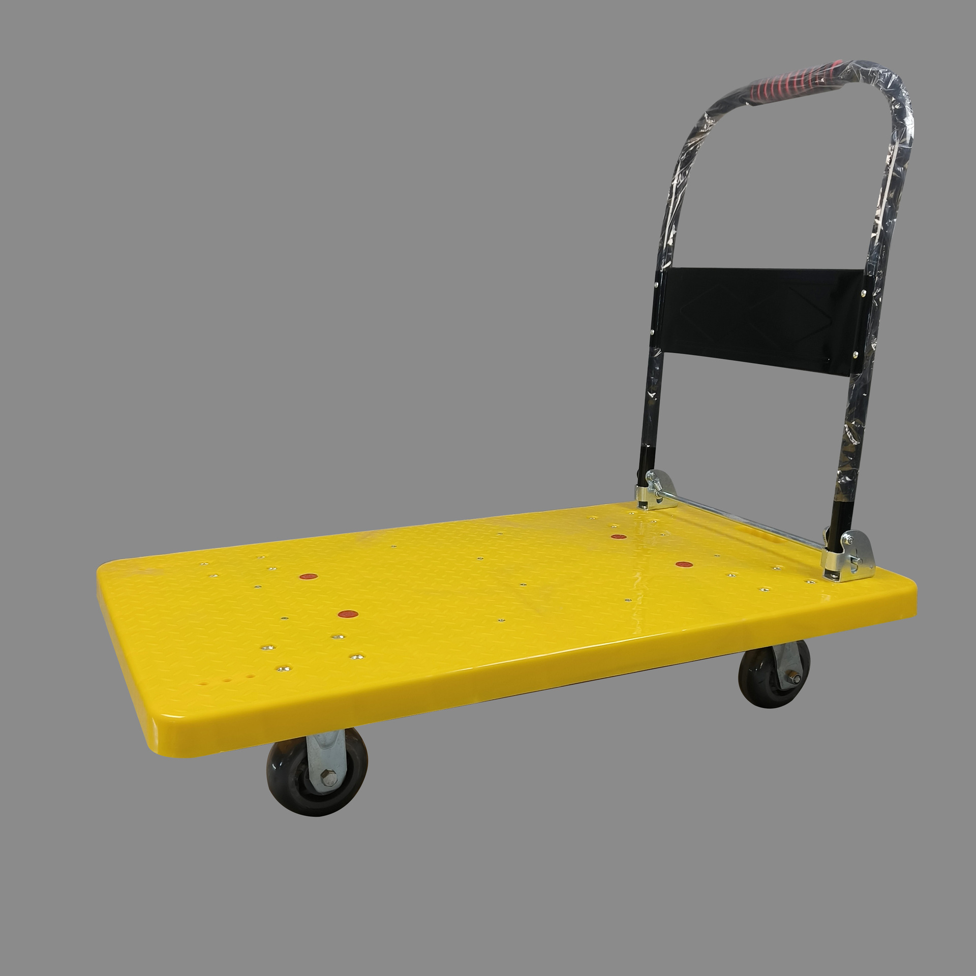 折叠平板手推车物流快递货物运送推拉板车万向轮转向