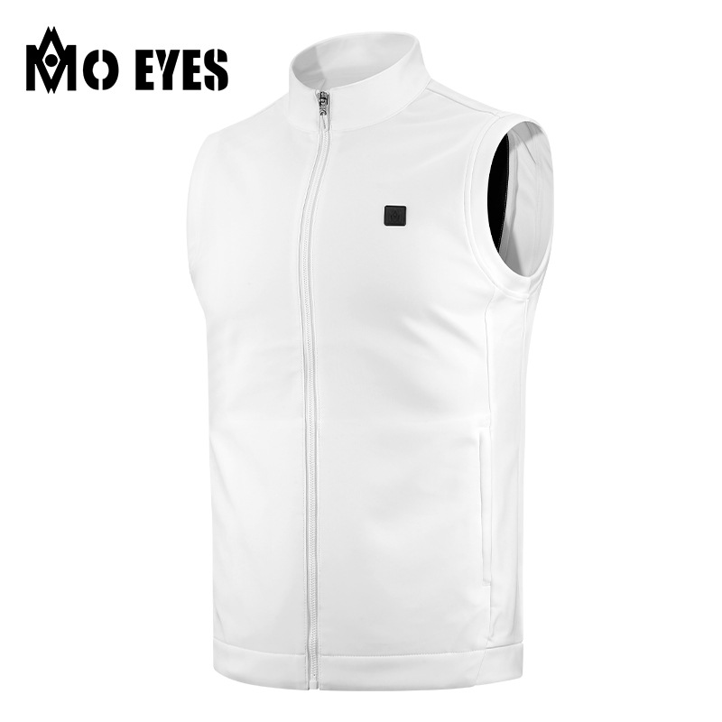 Áo gile nam hút nhiệt MO EYES Magic Eye dáng vest thể thao golf thu đông — M23YF017-Đen [Vải làm nóng nhẹ], M23YF017-Trắng [Vải nhiệt nhẹ]