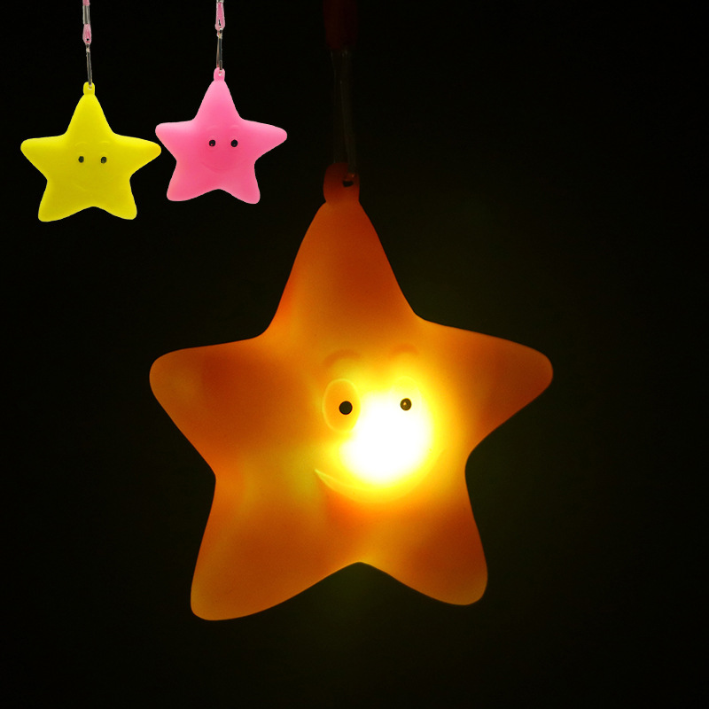Cordón luminoso luz nocturna colorido flash colgante marino animal delfín estrella de mar pulpo calabaza luz nocturna mercado al por mayor