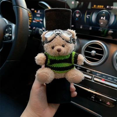 Seat belt shoulder pad — seat belt shoulder pad cute - cute-bear-style-8-ice-silk-seatbelt-shoulder-pad