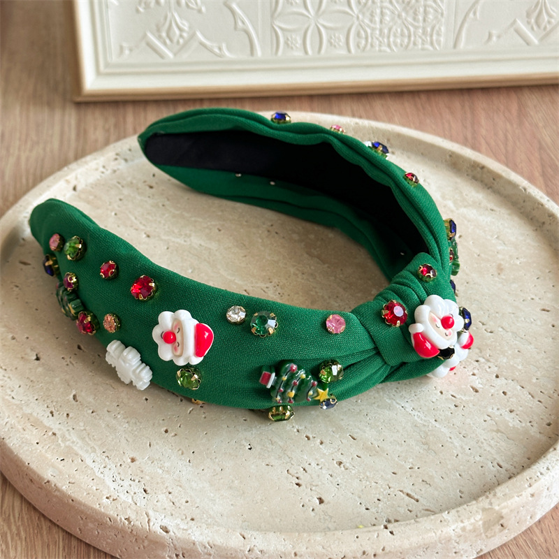 170g Weight Hair Band Hair Accessories Type 1 Piece Quantity Holiday, Festival Occasion Christmas Festival Christmas Tree, Santa Claus Pattern Women's Gender Cute Style Christmas Cute Women's Christmas Tree Santa Claus Hair Band 8