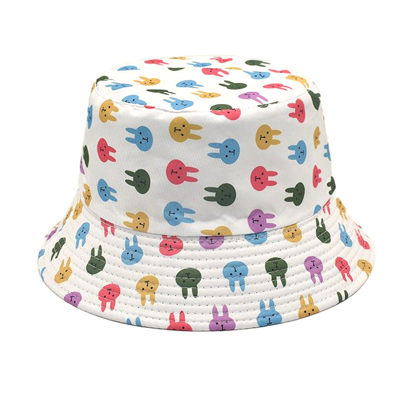 Women's Commute Smiley Face Printing Flat Eaves Bucket Hat display picture 2