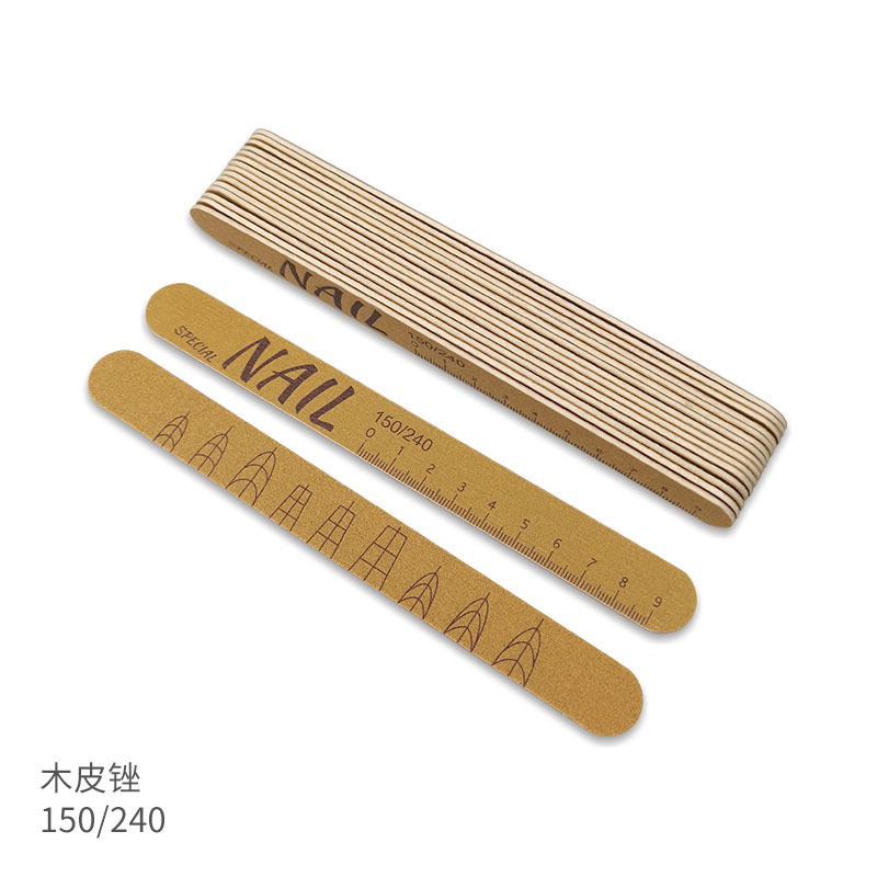 君达新品可水洗打磨条 美甲刻度尺子带甲型指甲锉 专业美甲搓条|undefined