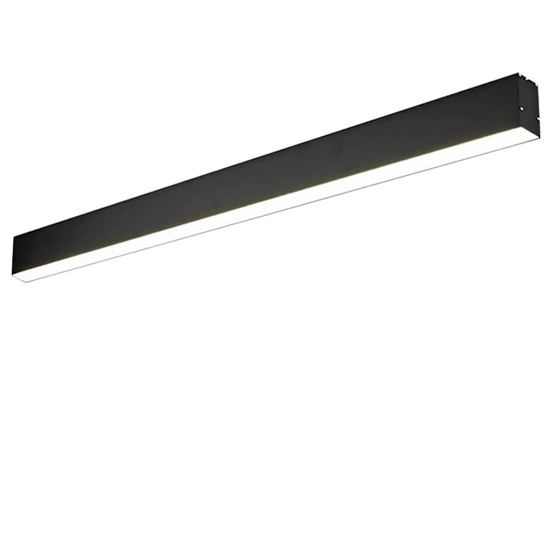 Línea de línea de línea comercial de la lámpara de oficina modelado Fang Tong lámpara de oficina sin costuras empalmado led luz de barra resaltada personalizada