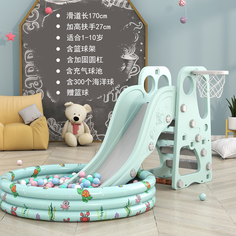 Juguetes de plástico engrosados para niños de 3 a 10 años pequeño hogar parque de atracciones interior hogar bebé bebé tobogán