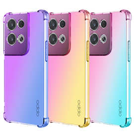 +reno11F防摔手机壳oppoReno12渐变A1Pro手机壳Reno10pro +适用