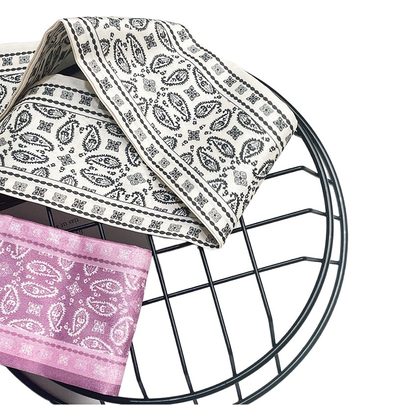 Fashionable Commuter Printed Long Silk Scarf, Versatile Paisley Narrow Scarf for Autumn, Neckwear, Clothing Accessory