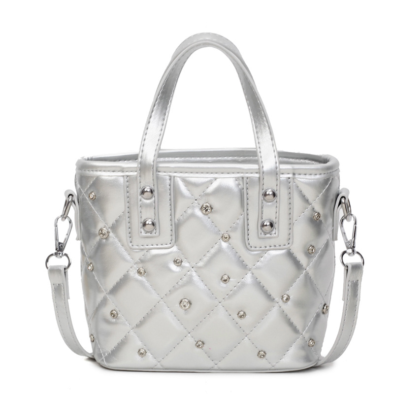 Bolso Tote de moda coreana 2025 nuevo bolso de mano gypsophila bolso de hombro de diamantes con incrustaciones de diamantes bolso bandolera de mujer