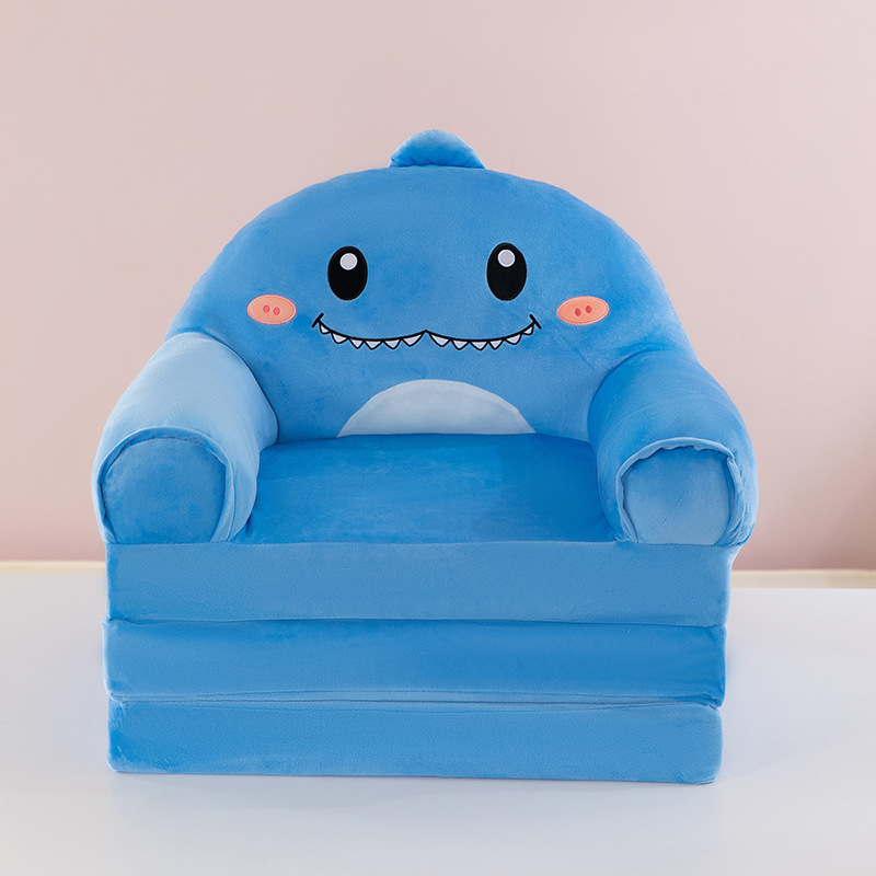 メーカーの新しい卸売 Chuangyi のさまざまな子供用三層折りたたみぬいぐるみ漫画ソファ幼稚園ベビーチェアギフト|undefined