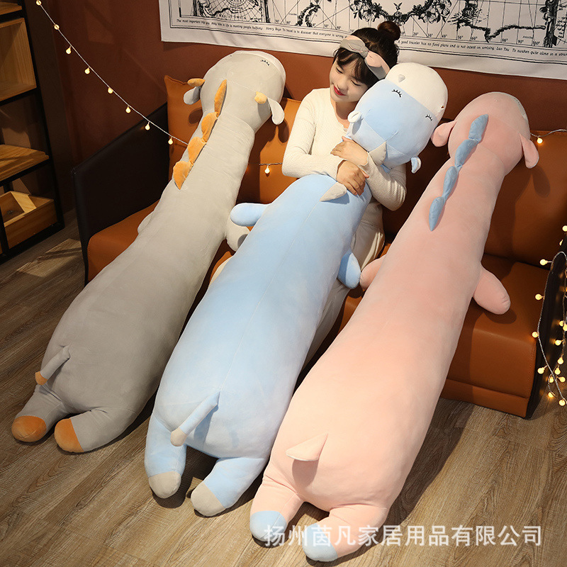 Cross-border foreign trade creative plush toys cute long sleeping pillow doll lazy super soft bed doll generation hair
