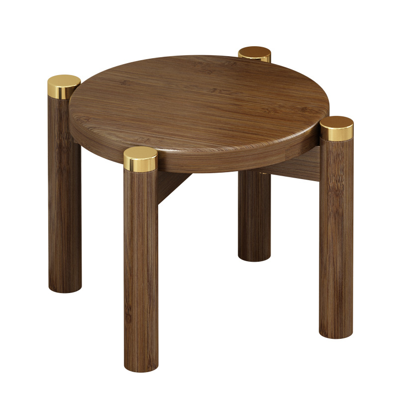 Taburete pequeño de madera maciza hogar sofá apilable taburete bajo simple sala de estar mesa de café lado pequeño banco pequeño taburete para niños pequeño cambio de zapatos