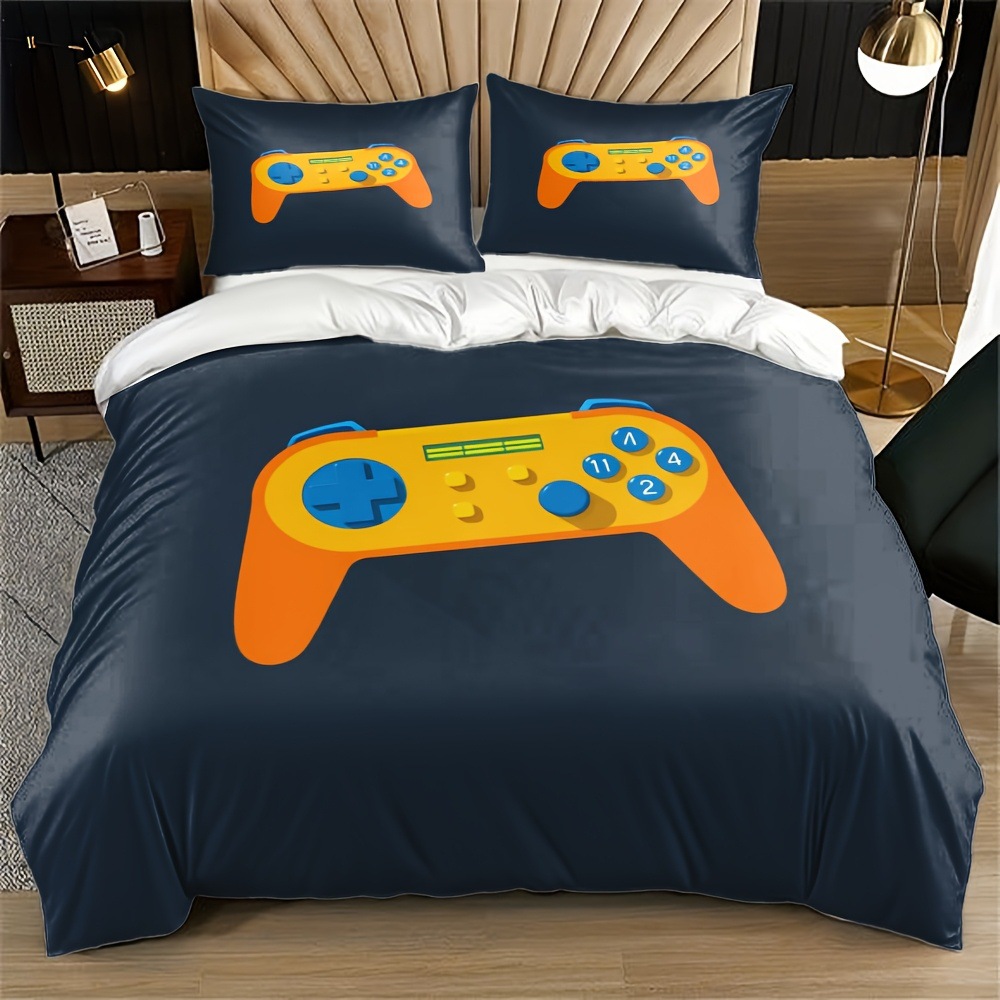 Impresión digital transfronteriza abrasión edredón juego de deportes electrónicos kits textiles suaves pro-piel TEMU / JIT