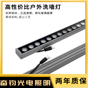 Factory Customized Led Wall Washer Outdoor Waterproof High Brightness Warm White Light 512Rgb Full Color Power Optional 24V18W