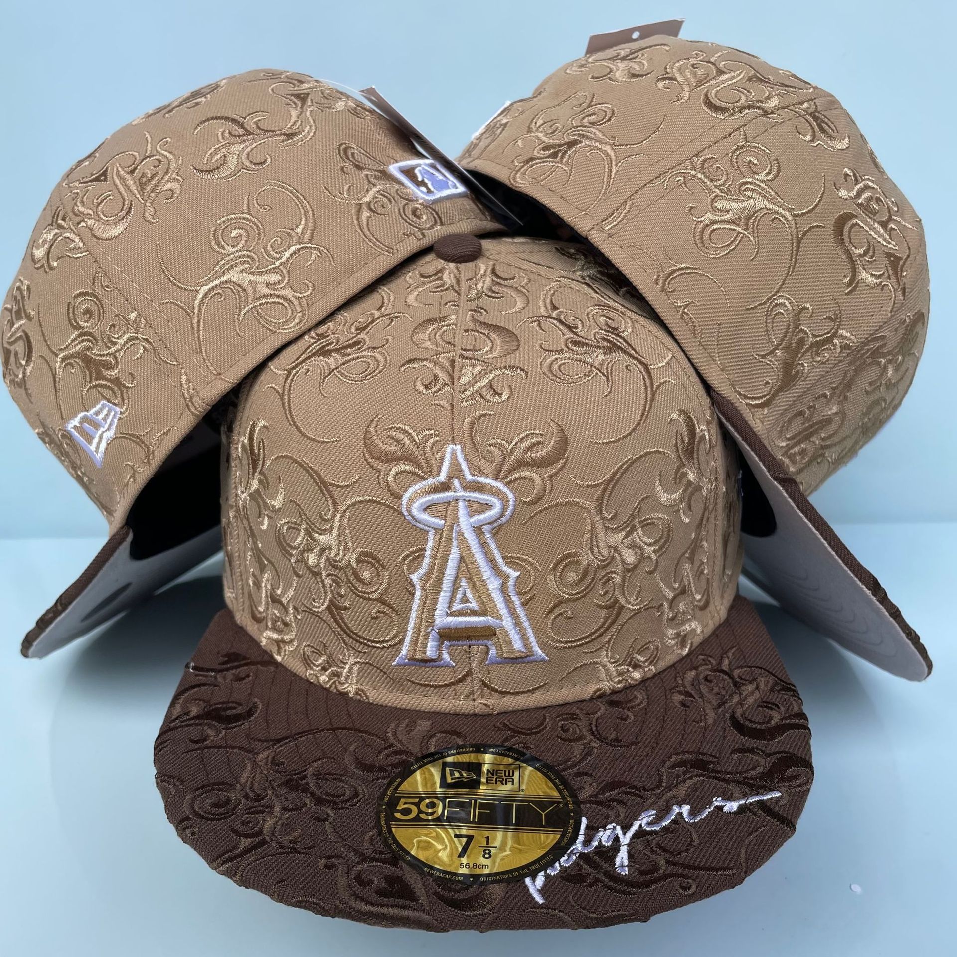 New Era 59FIFTY Los Angeles Angels Cap Khaki Brown