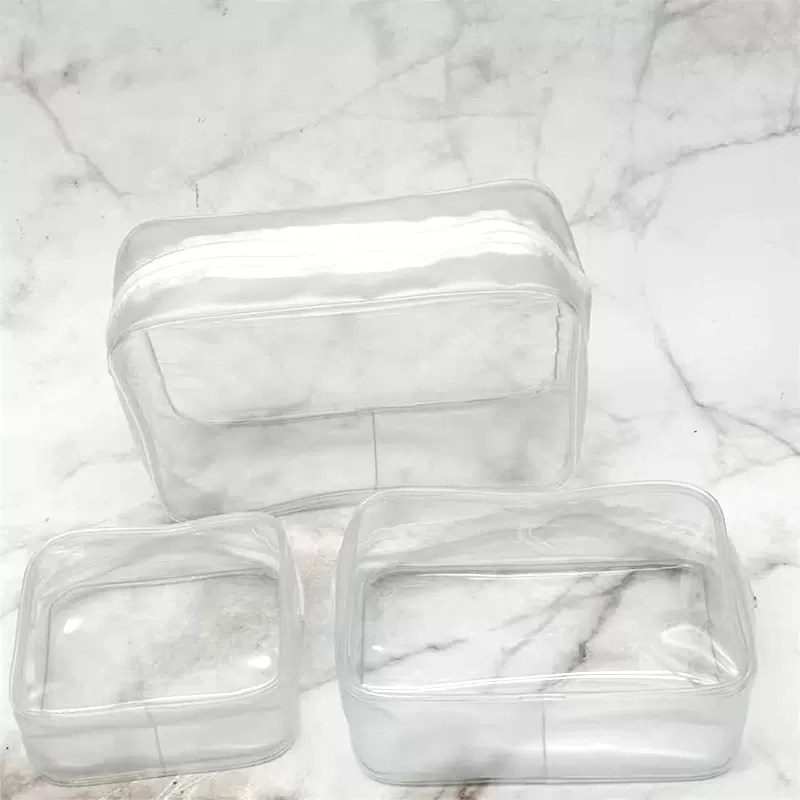 厂家供应透明化妆包批发现货防水旅行洗漱拉链袋便携旅行收纳