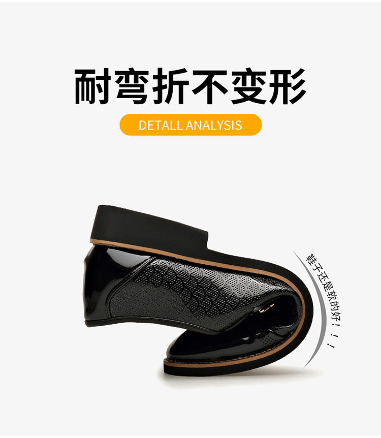 Giày da nam cao cấp mũi nhọn gót thấp 1–3 cm kiểu Anh, giày công sở trang trọng — WZ56 màu nâu, WZ56 màu đen chi tiết 8
