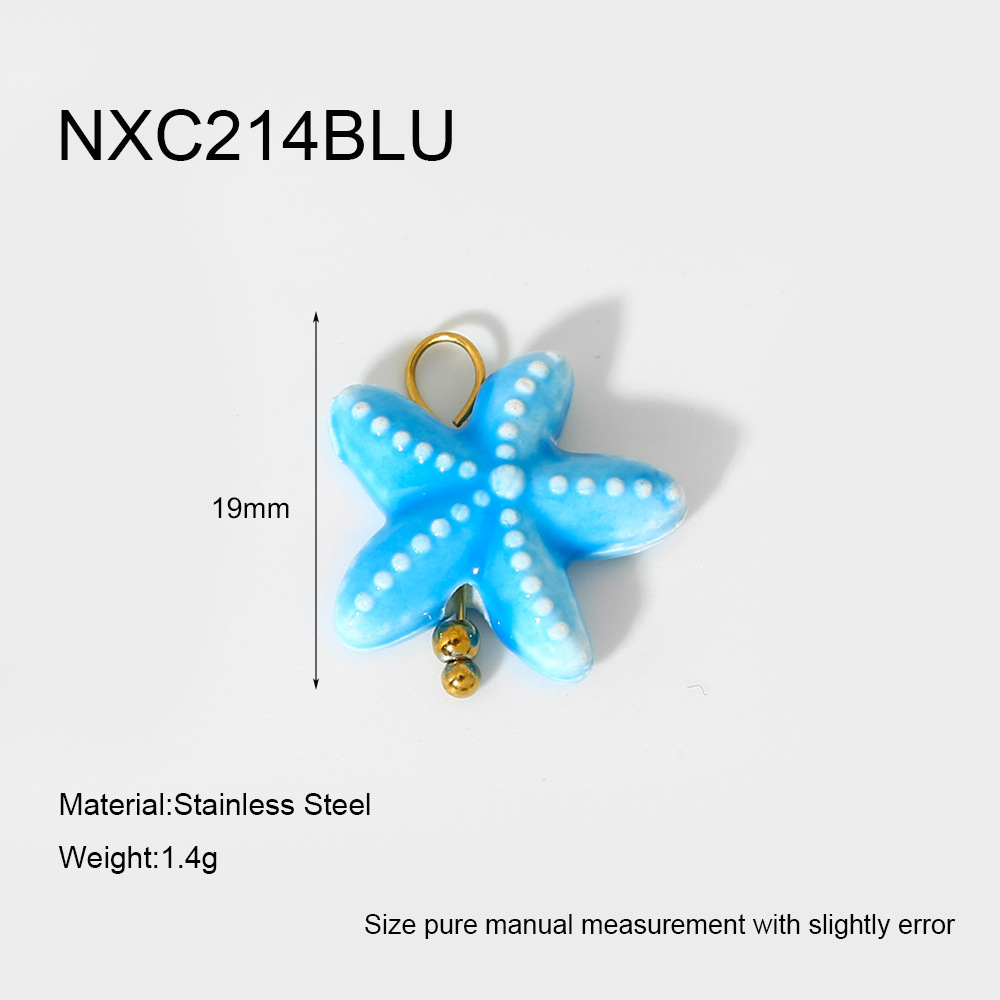 2g Weight 0.03µm-0.05µm Gold Plating Thickness PVD Coated Gold Plating Process Pendant Jewelry Making Type 18K Real Gold Plated Plating Material 1 Piece Quantity ceramics Material Starfish, Dolphin, Fish Pattern Cute, Marine Style Style Irregular Craft 1 Piece Ceramics Starfish Dolphin Fish Polished DIY Ornament Accessories Pendant 无