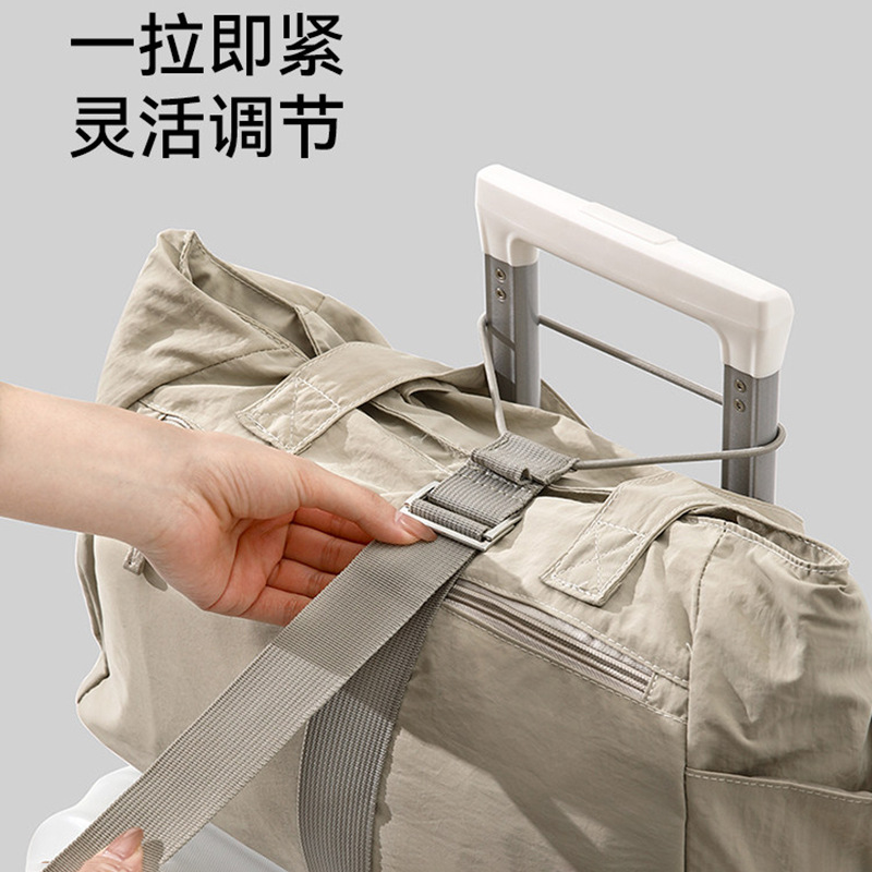 Fasola Luggage Hook External Buckle Backpack Luggage Travel Suitcase Fixing Strap Outdoor Binding Strap with Hook