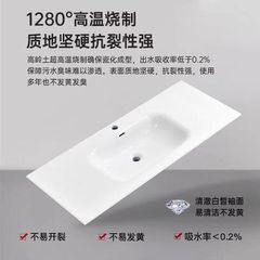 幅50cmのセラミック一体型洗面器、Lサイズ、幅55cm、カット可能な角とエッジの洗面台、幅60cmの洗濯機用洗面器